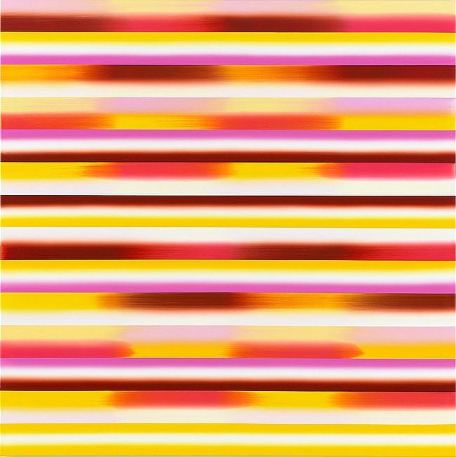 Vera Leutloff Horizont: Glow, 2007 Öl auf Leinwand 140 x 140 cm