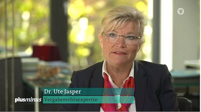 Interview von Ute Jasper für das ARD-Wirtschaftsmagazin "Plusminus"
